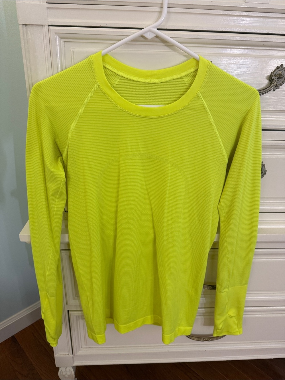 Lululemon swiftly tech neon yellow long sleeve